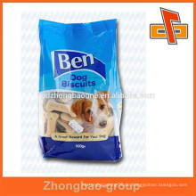 Steh auf Beutel mit Reißverschluss für Hundefutter Verpackung China Hersteller